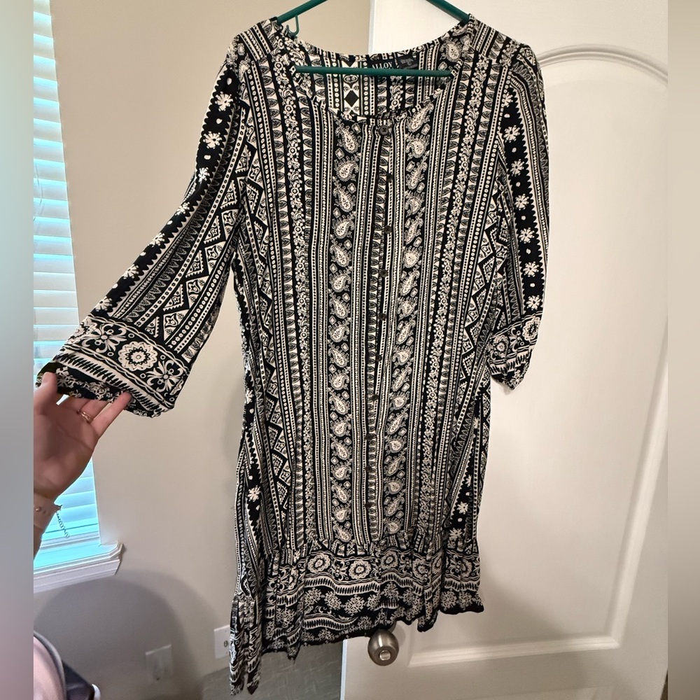 Alloy Apparel Paisley Print Patterned Boho Dress